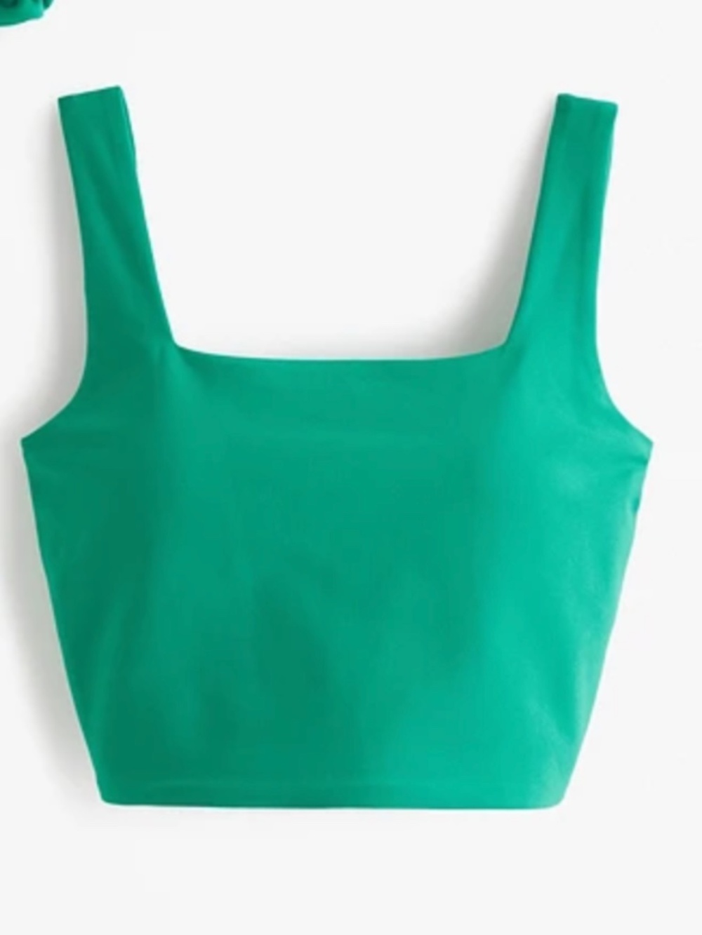 Abercrombie YPB Sculpt Green Square Neck Tank | Size small